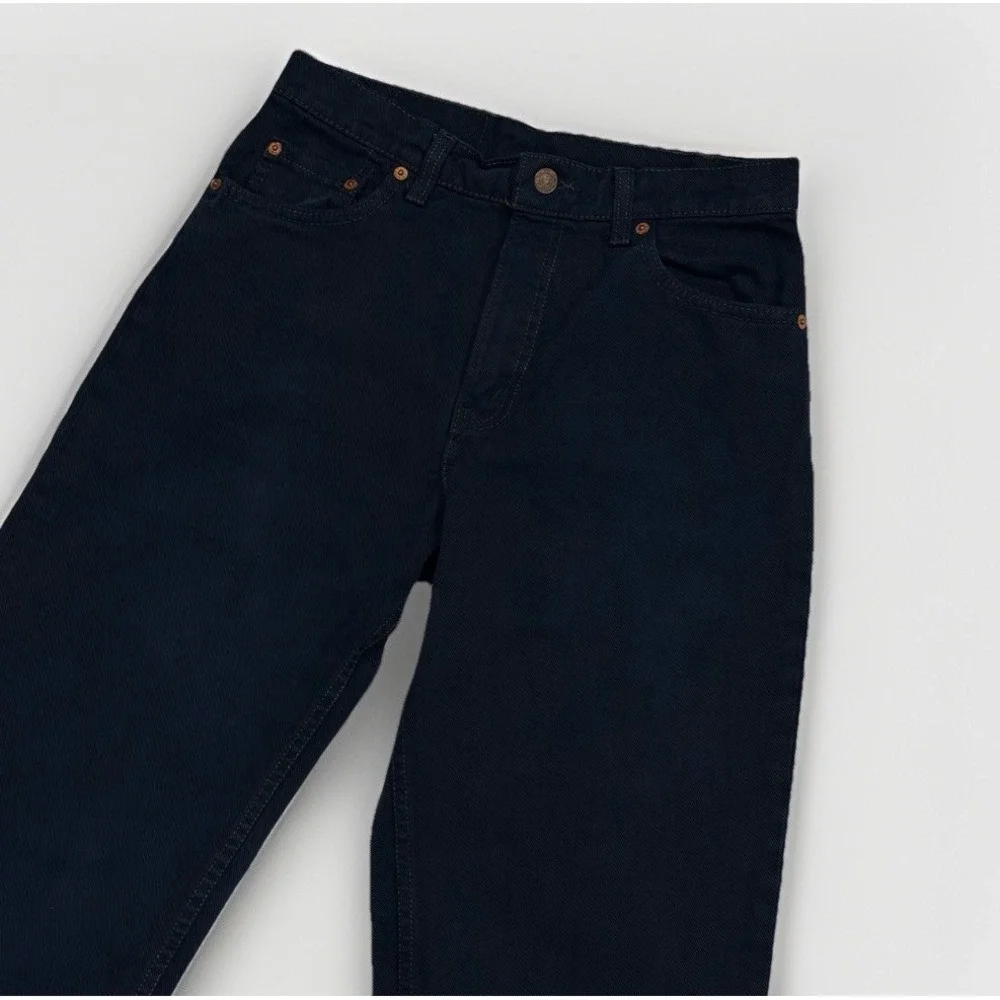 Vintage 90s Levi's 550 Men's Relaxed Fit Tapered Leg W30 x L34 Dark Wash Y2K